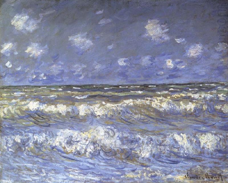 A Stormy Sea, Claude Monet